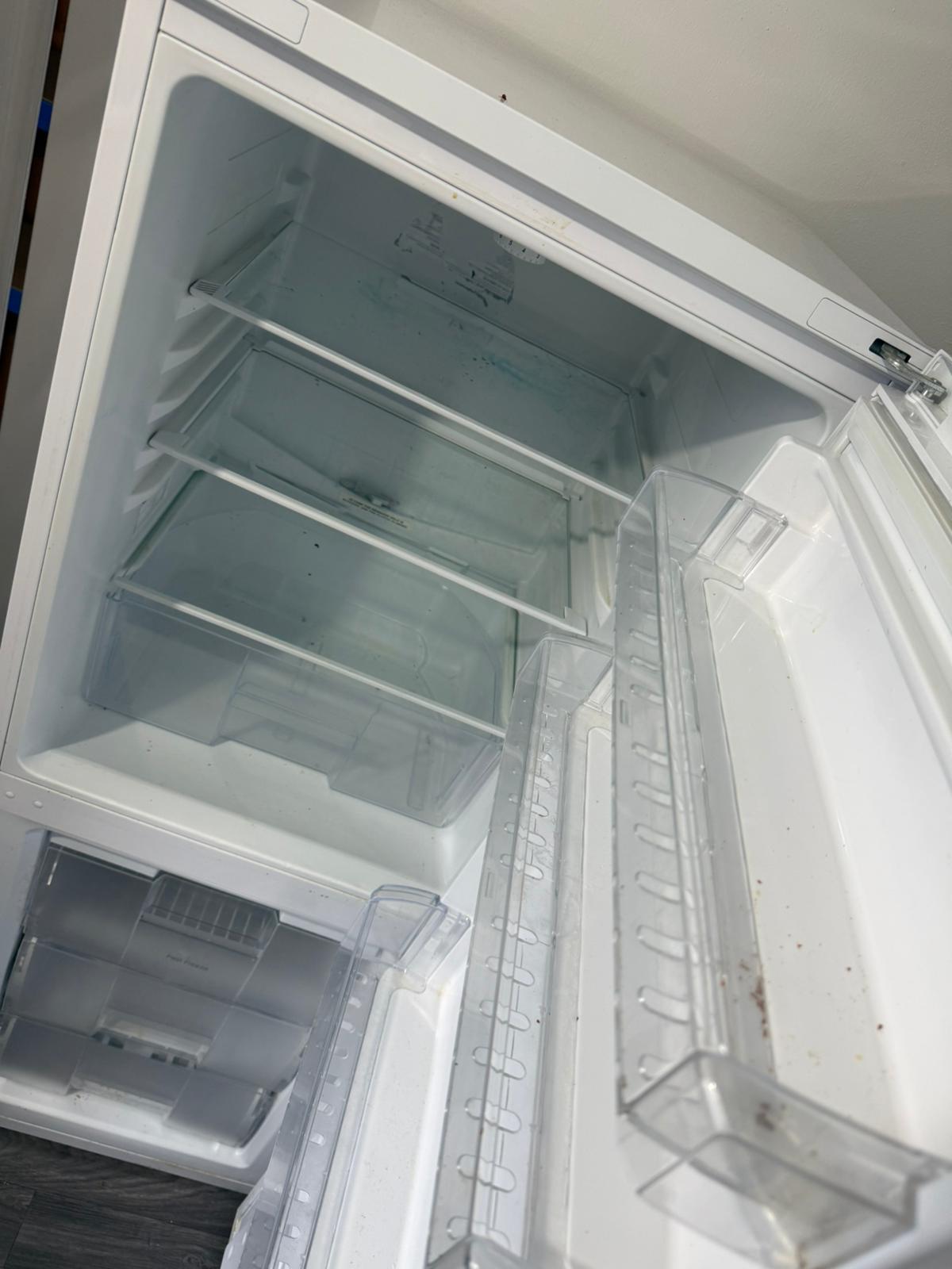Fridge interior cleaned